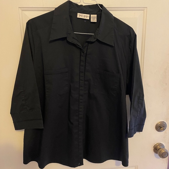 Kim Rogers Button Up Blouse , Plus Size 2X - Picture 1 of 7